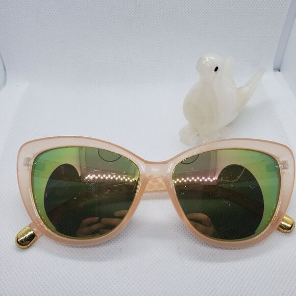 Pink & Gold Colored Sunglasses - Picture 1 of 5